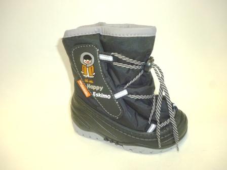 Дemar 4035 Demar HAPPY ESKIMO, сапоги, цвет черный/серый, натуральная овчина, разм. 22-28  (поступление 27.09.2019г.)  цена  1950руб.