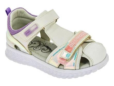 KENKÄ XHP_2707-2_white-lilac р.27-32 туфли летние (поступление 27.03.2023г.) цена 2150руб.