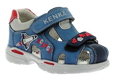 KENKÄ артикул XHC_1028-3_blue туфли летние (поступление 04.05.2022г.) цена 1900руб.