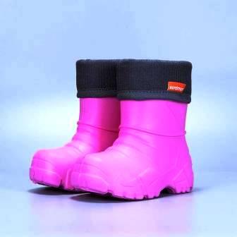 Nordman Kids сапоги дошкольные из ЭВА, утепленные, с манжетой из вельвета, розовые 2-111-R10 р.28-31 (27024) цена 1750руб.