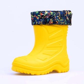 КОТОФЕЙ 165057-13 жел-син сапожки ясельно-малодетские ЭВА  (поступление 26.03.2021г.) цена 1050руб.