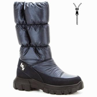 BETSY 908329/10-02 синий нейлон/иск.нубук детские (для девочек) полусапоги  (поступление 30.09.2020г.) цена 3750руб.