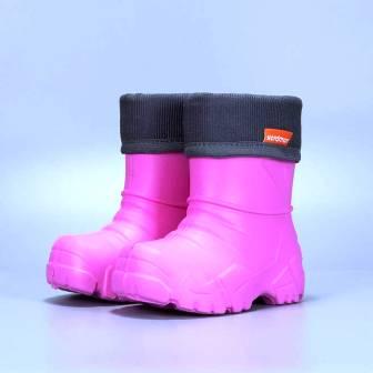 Nordman Kids сапоги дошкольные из ЭВА, утепленные, с манжетой из вельвета, розовые  2-111-R10 р.28-31 (поступление 27.02.2023г.) цена 1750руб.