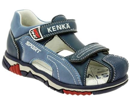 KENKÄ  XHI_1375_navy-red туфли летние (поступление 15.04.2021г.) цена 1750руб.