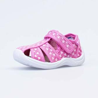 с 22 по 25 КОТОФЕЙ  221044-11 розовый туфли летние малодетские текстиль, 22-25 (поступление 05.03.2021г.) цена 850руб.