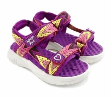 Туфли летние открытые детские TM"INDIGO KIDS" р.31-35,  22-276B/10 сиреневый (поступление 07.05.2021г.) цена 1600руб.