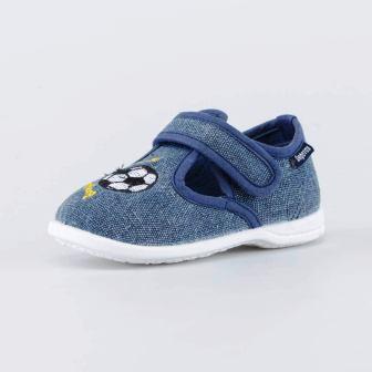 КОТОФЕЙ 131136-12 синий туфли ясельно-малодетские текстиль, р.20-26 (поступление 27.04.2023г.) цена 1190руб.