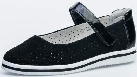 КОТОФЕЙ 532224-24 черный туфли дошкольно-школьные Нат. кожа, 30-35 (поступление 15.07.2020г.)  цена  2800руб.