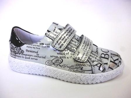 KAPIKA Полуботинки (серый-черный) р.32-35  23586к-1   (поступление 27.03.2020г.)  цена  2490руб.