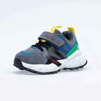 КОТОФЕЙ 344332-71 сер-син полуботинки малодетско-дошкольные Комбинирован., 25-30 (поступление 25.08.2020г.) цена 2150руб.