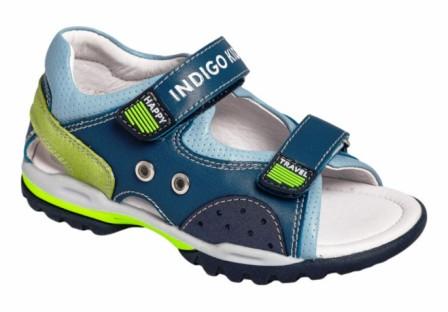INDIGO KIDS 23-307A/8 Туфли летние открытые детские TM"INDIGO KIDS" (Синий, 26-31)   (поступление 07.09.2020г.) цена 1800руб.