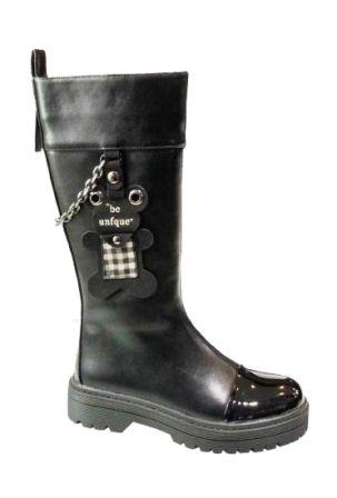 INDIGO KIDS 52-0036B/10 Сапоги детские (чёрный, р.34-37) (поступление 11.09.2021г.) цена 3200руб.