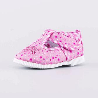 КОТОФЕЙ 131188-11 розовый туфли ясельно-малодетские текстиль, р.19-22 (поступление 27.04.2023г.) цена 790руб.