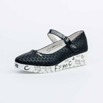 КОТОФЕЙ 633036-21 черный туфли школьные Искуств.кожа, 32-35 (поступление 15.07.2020г.)  цена  2200руб.