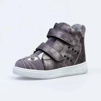 КОТОФЕЙ 354029-31 серый ботинки малодетско-дошкольные комбинирован, 25-29 (поступление 25.08.2020г.) цена 2300руб.