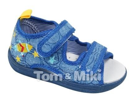Tom&Miki B-9049-B Сандалии 21-26 р.р Синий (поступление 14.04.2021г.) цена 800руб.