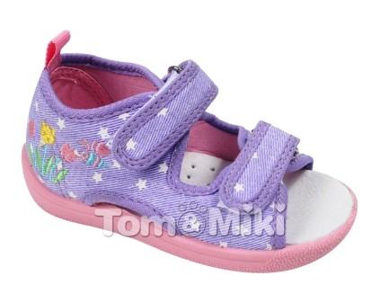 Tom&Miki B-9050-F Сандалии 21-26 р.р Фиолетовый (поступление 14.04.2021г.) цена 800руб.
