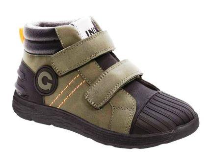 NDIGO KIDS 55-0032B/10 Ботинки детские (черный / хаки, р.32-36) (поступление 11.09.2021г.) цена 2700руб.