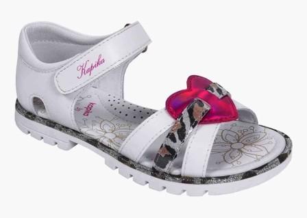 с 28 по 33 KAPIKA Туфли летние р.28-33  32687-1 (белый) (поступление 05.05.2021г.) цена 2990руб.