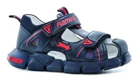 FLAMINGO Туфли летние дет.арт. 231S-Z6-3694 (12) (р.26-31) синий/красный (13113) цена 1800руб.