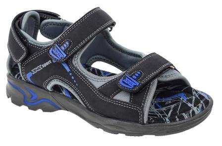 KENKÄ XGZ_10608_black туфли летние для школьников-мальчиков (р.32-37) (поступление 05.05.2020г.)  цена  1790руб.