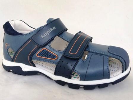 с 31 по 35 KAPIKA Туфли летние р.31-35  33604к-1 (джинс) (поступление 05.05.2021г.) цена 2990руб.