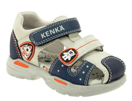 "KENKÄ"  XHC_1027_grey-blue туфли летние (поступление 31.05.2021г.) цена 1750руб.